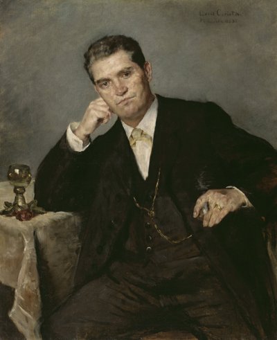 フランツ・ハインリヒ・コリント、芸術家の父 作： Lovis Corinth