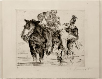女性強盗 作： Lovis Corinth