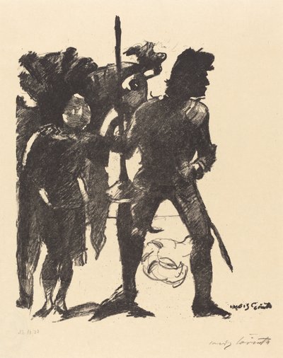 ゲッツ・フォン・バーリヒンゲン、1920年 作： Lovis Corinth