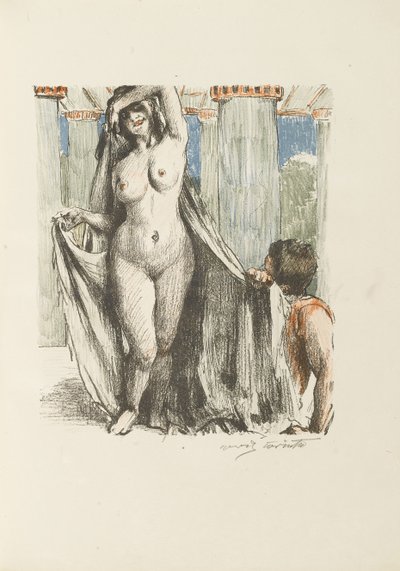 歌の歌のイラスト、1911 作： Lovis Corinth