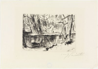 ティーアガルテンにて 作： Lovis Corinth