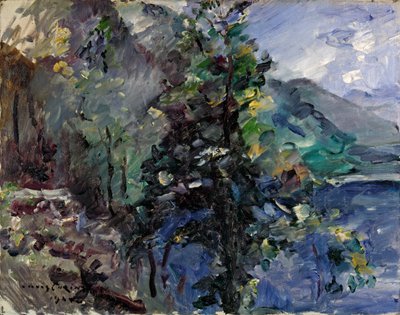ヴァルヒェンゼー湖のヨッホベルク 作： Lovis Corinth