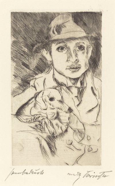 少年と犬 少年と犬、1915 年。 作： Lovis Corinth