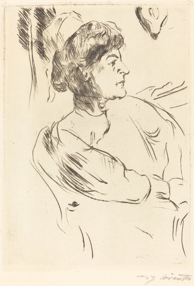 看護婦 作： Lovis Corinth