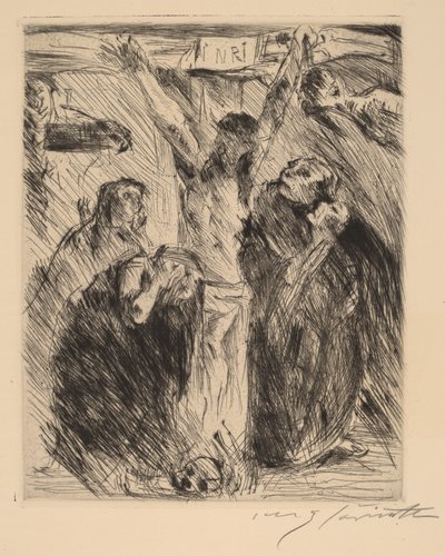 磔刑》テルツの祭壇画の後、1921-1922年。 作： Lovis Corinth