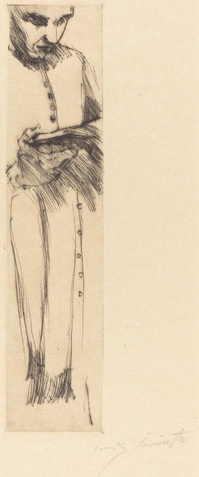 朗読僧（司祭朗読） 作： Lovis Corinth