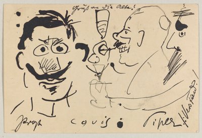 Lovis Corinth から Carl Strathmann へ: はがき、1903 年 6 月 10 日の消印 作： Lovis Corinth