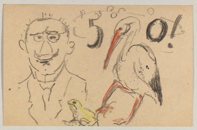 ロヴィス・コリントからカール・ストラスマンへ: はがき、1916 年 9 月 11 日消印 作： Lovis Corinth