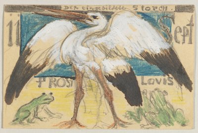 ロヴィス・コリントからカール・ストラスマンへ: はがき、1905 年 9 月 12 日の消印 作： Lovis Corinth