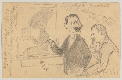 Lovis Corinth から Carl Strathmann へ: はがき、1901 年 5 月 27 日の消印 作： Lovis Corinth