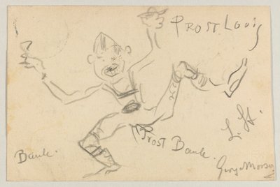 ロヴィス・コリントからカール・ストラスマンへ: はがき、1906 年 11 月 6 日消印 作： Lovis Corinth