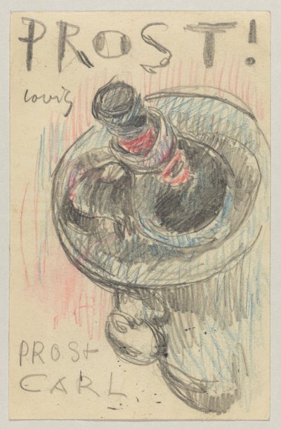 ロヴィス・コリントからエリー・ストラスマンへ: はがき、1911 年 5 月 22 日の消印 作： Lovis Corinth