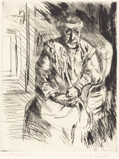 Ma Belle Mere 義理の母 1919年 作： Lovis Corinth