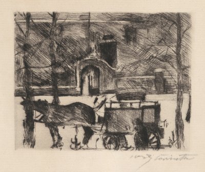 ミルクワゴン 作： Lovis Corinth