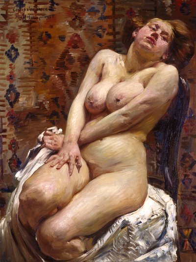 ナナ、女性ヌード 作： Lovis Corinth