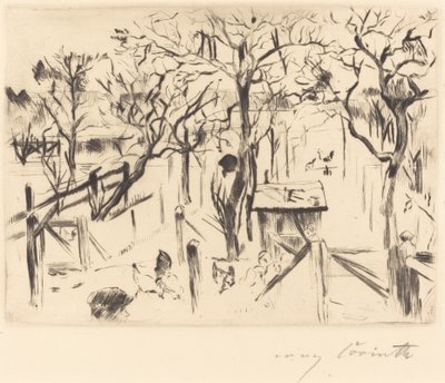 秋のフルーツガーデン 秋のフルーツガーデン 1912年 作： Lovis Corinth