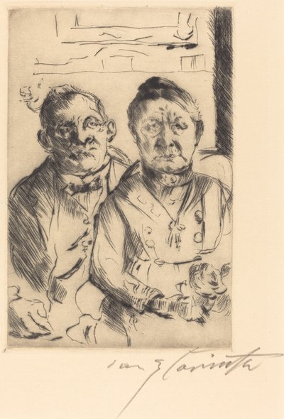 東プロイセンの夫婦 (東プロイセンの夫婦) 作： Lovis Corinth