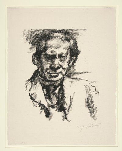 アルノ・ホルツの肖像 作： Lovis Corinth