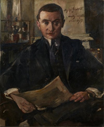 ヴォルフガング・ガーリットの肖像 作： Lovis Corinth