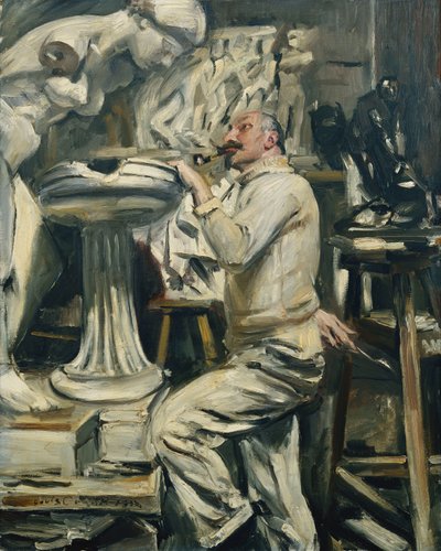 彫刻家ニコラウスフリードリヒスの肖像。彫刻家ニコラウスフリードリヒスの肖像、1912 作： Lovis Corinth