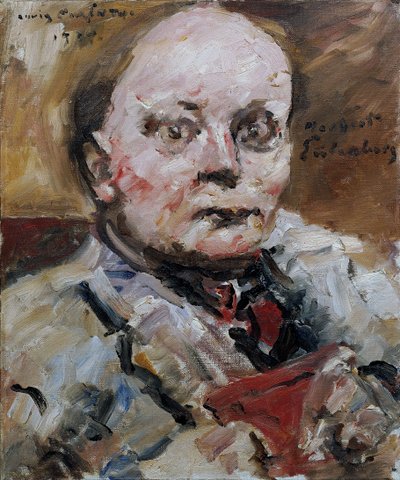 詩人ハーバート・オイレンバーグの肖像、1924年。 作： Lovis Corinth