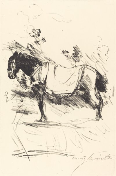 ライディング・ホース、1916年 作： Lovis Corinth