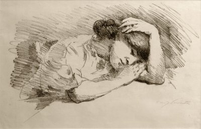 睡眠 作： Lovis Corinth