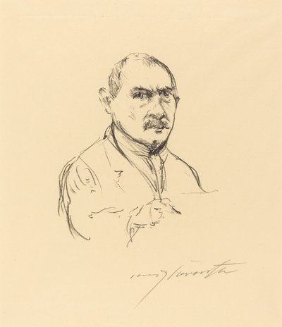 自画像 (自画像) 作： Lovis Corinth