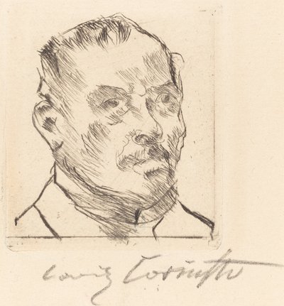 自画像-頭部 自画像-頭部 1916年 作： Lovis Corinth