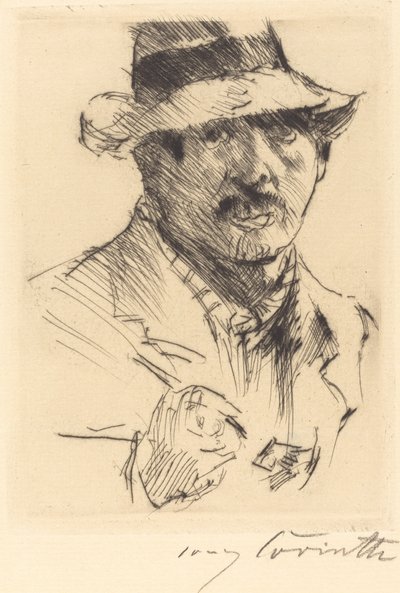 自画像、1920年。 作： Lovis Corinth