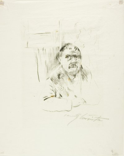 自画像 作： Lovis Corinth