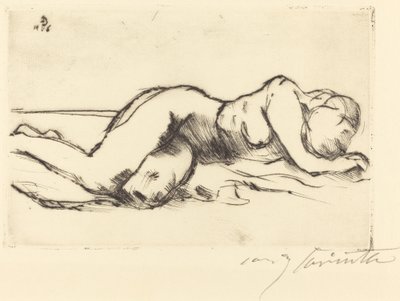 女性のヌード 作： Lovis Corinth