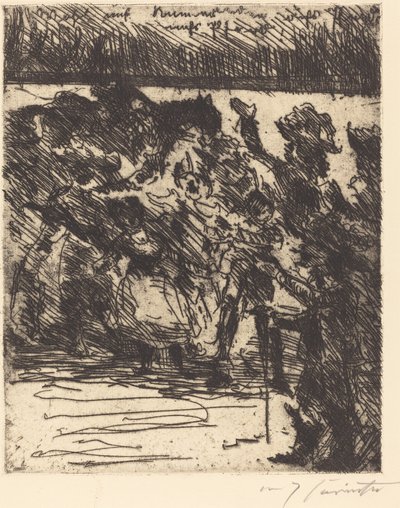 立てよ、同志たちよ、馬に乗れ、馬に乗れ!フィールドへ、自由へ！...、1923年。 作： Lovis Corinth