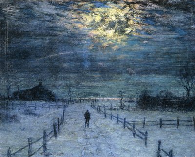 冬の散歩 作： Lowell Birge Harrison