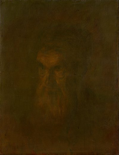 老人の頭部研究 作： Laszlo Mednyanszky
