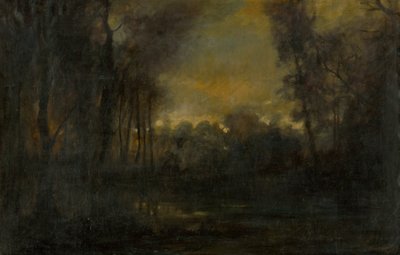 沼沢地の風景 作： Laszlo Mednyanszky