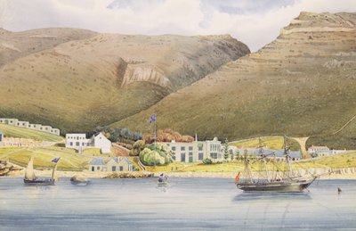 提督の家、サイモンの町、喜望峰、1844 作： Lt. Humphrey John Julian