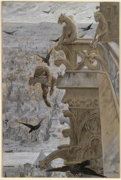 ノートルダムドパリc。 1881年。 作： Luc Olivier Merson