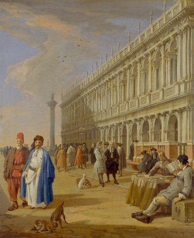 ヴェネツィア、ピアッツェッタ、1720-1729年 作： Luca Carlevarijs
