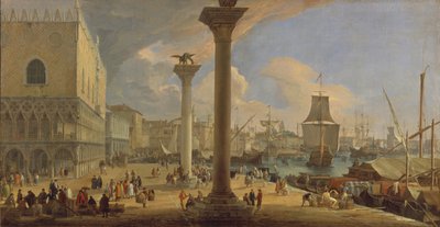 ドゥカーレ宮殿のモロc。 1710 作： Luca Carlevaris