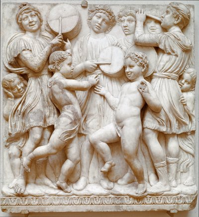 ラ・カントリア（大理石の浮き彫り 作： Luca Della Robbia