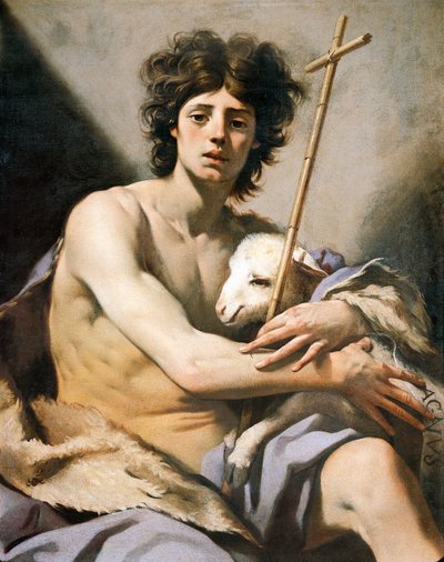 ルカ・フェラーリ（1605-1654）作「聖ヨハネ・バプティスト」、油彩・キャンバス 作： Luca Ferrari
