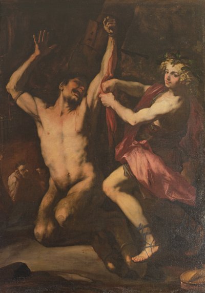 アポロとマルシア、1678年頃（キャンバスに油彩） 作： Luca Giordano