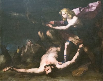 アポロとマルシュアス 作： Luca Giordano