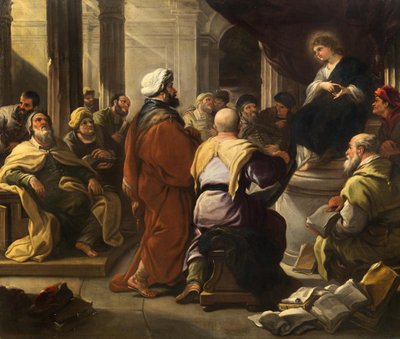 医師の中のキリスト、1665年頃。 作： Luca Giordano