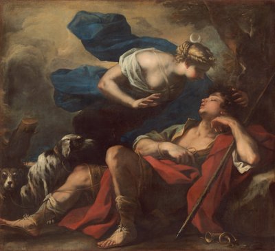 ダイアナとエンディミオン、16751680年頃。 作： Luca Giordano