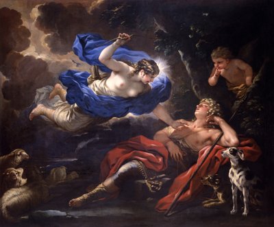 ダイアナとエンディミオン、1675～1680年頃。 作： Luca Giordano