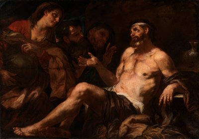 ヨブとその慰め人たち 17世紀 作： Luca Giordano
