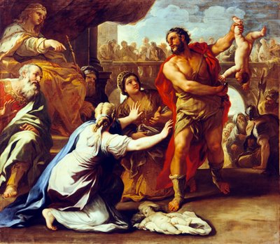 ソロモンの審判」（油彩・キャンバス 作： Luca Giordano