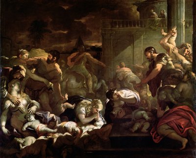 イノセントの虐殺 作： Luca Giordano